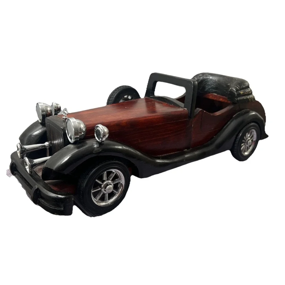 VINTAGE COLLECTIBLE HANDCRAFTED‎ BY HERITAGE MINT LTD. WOODEN CAR